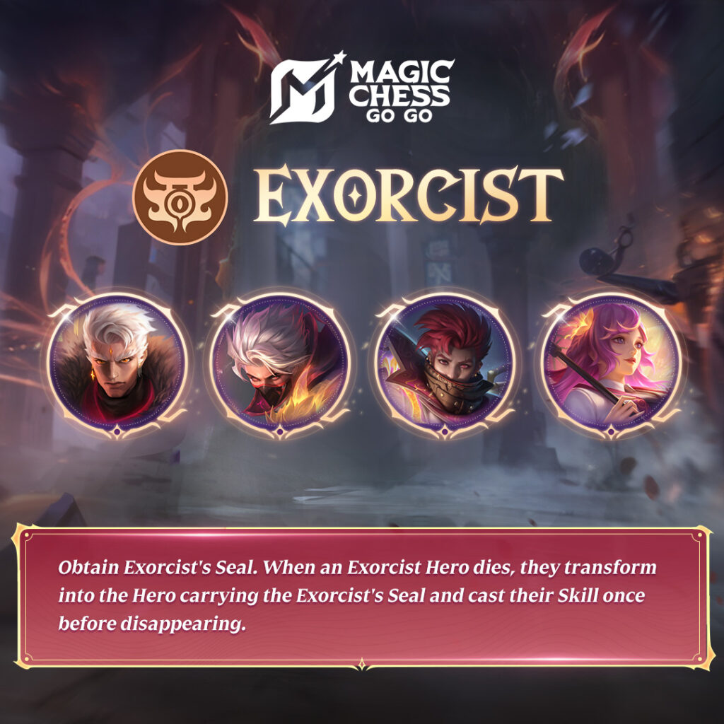 Aktifkan 4 Commander Sinergi Exorcist Magic Chess Go Go dan Dapatkan Item Eksklusifnya Aktifkan 4 Commander Sinergi Exorcist Magic Chess Go Go dan Dapatkan Item Eksklusifnya