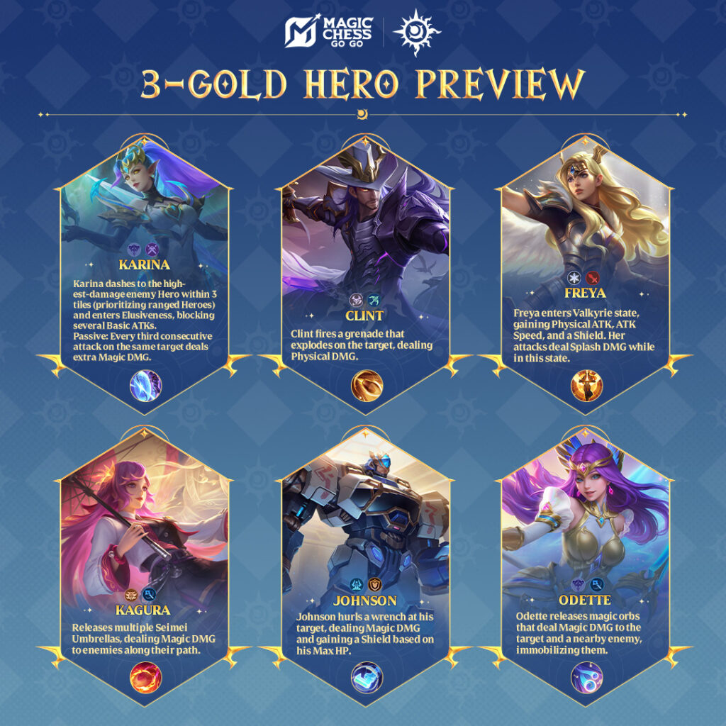 Yuk Kenalan dengan Deretan Hero 3 Gold Magic Chess Go Go Yuk Kenalan dengan Deretan Hero 3 Gold Magic Chess Go Go