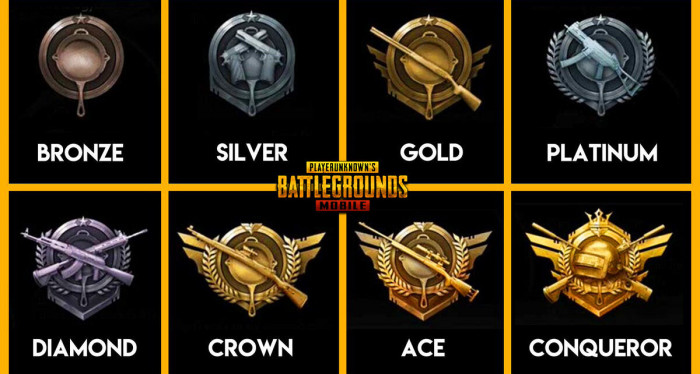 8 Level Rank PUBG Mobile Sebelum Update, Sudah Tahu?