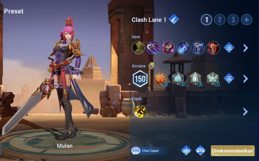 Top 12 Build Mulan Honor of Kings, Pukul Mundur Musuh