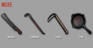 Daftar Lengkap Melee Weapon PUBG Mobile dan Tips Memakainya