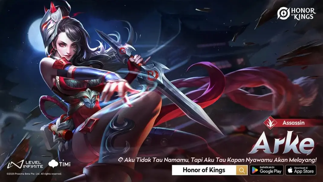 Hero Arke Honor of Kings: Skill yang Dimiliki dan Build Item Terbaiknya