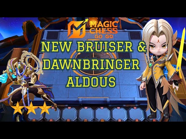 Ciptakan Sinergi Bruiser dengan Hyper Aldous Magic Chess Go Go, Auto Sakit!