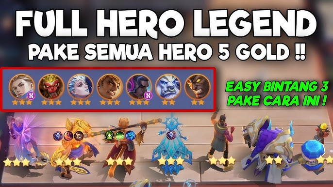 Rekomendasi Equipment untuk Hero 5 Gold Baru Magic Chess Go Go Rekomendasi Equipment untuk Hero 5 Gold Baru Magic Chess Go Go