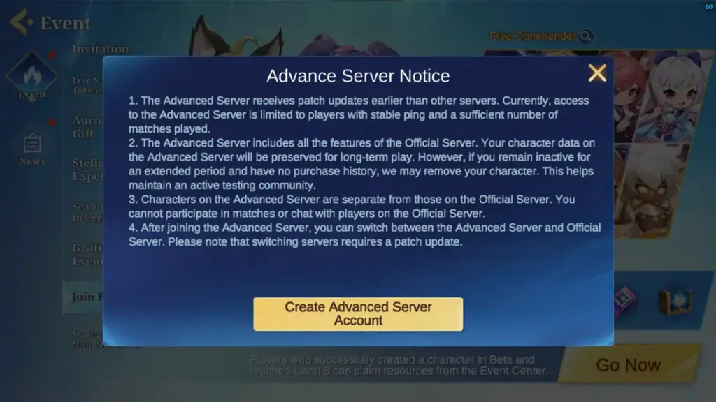 Benefit dari Gabung Advance Server Game MCGG, Klaim Sekarang!