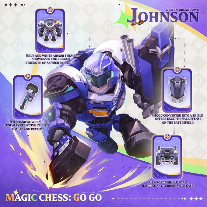 Guide Pakai Johnny di Magic Chess Go Go, Musuh Auto Hilang dengan Sekali Tabrak
