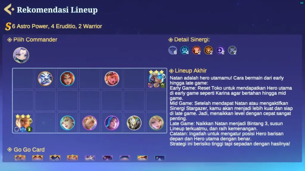 Rekomendasi Komposisi Tim Magic Chess Go Go, Combo Terkuat Astro Power dan Mage