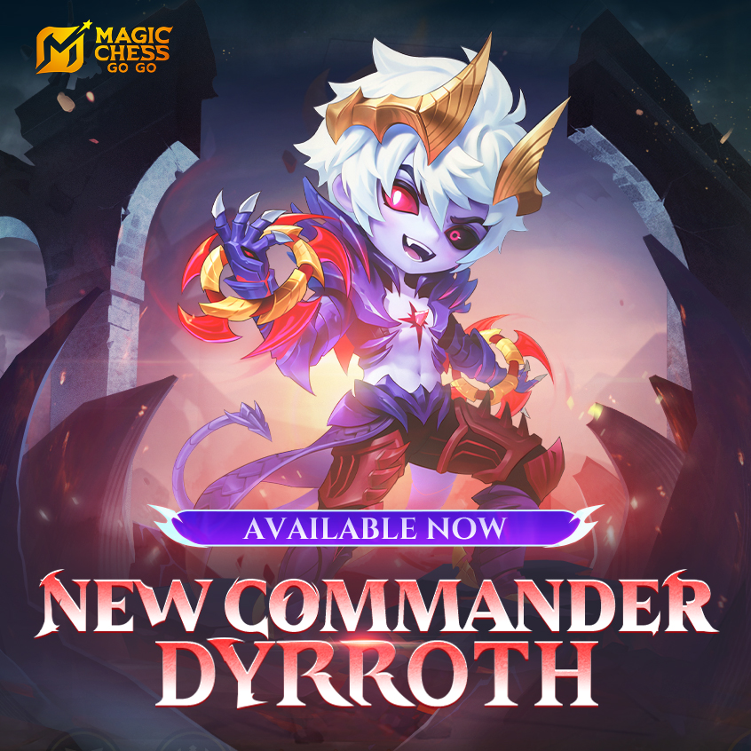 Mainkan Sekarang! New Commander Hama, Dyrroth Hadir di Magic Chess Go Go