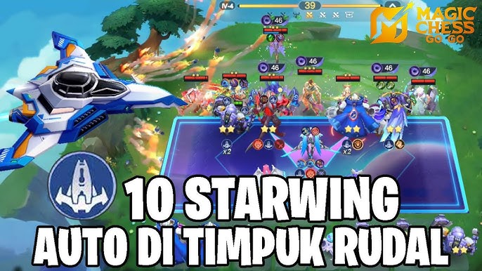 6 Starwing Magic Chess Go Go Season 3, Guncang Pertahanan Lawan