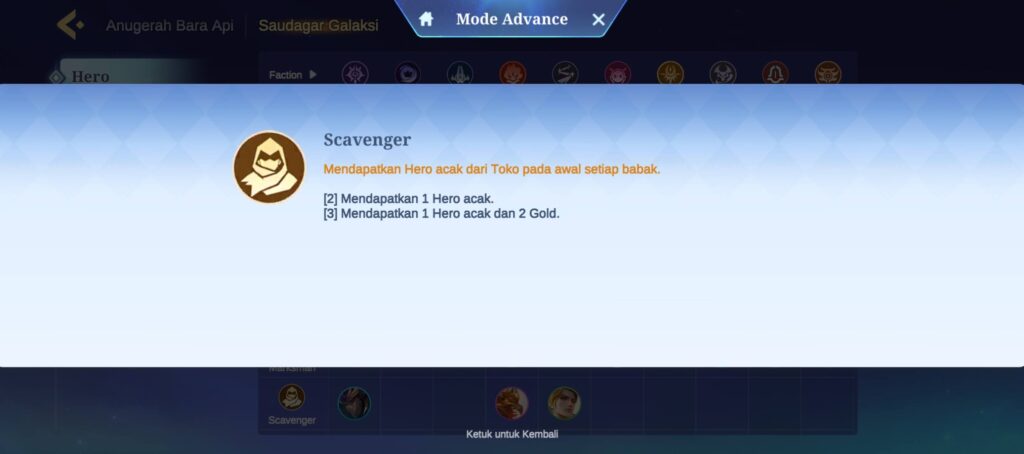 Simak 3 Hero Scavenger MCGG, Dapatkan Hero Acak untuk Raih Kemenangan