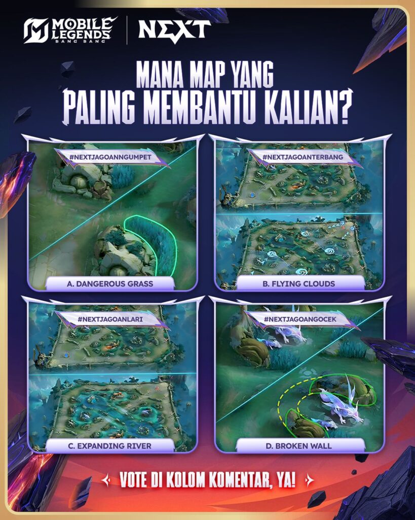 Beri Kejutan Besar! Ada 4 Map Baru di Land Of Dawn pada Project Next 2025 Mobile Legends