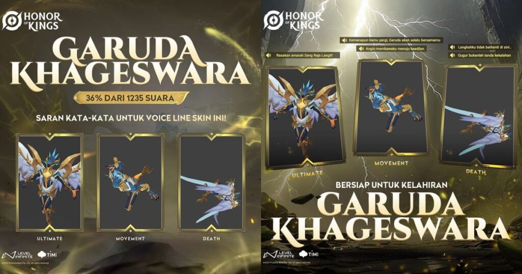 Tips Dan Trik Mengklaim Hero Garuda Khageswara, Hero Honor of Kings Pertama yang Berasal dari Indonesia Tips Dan Trik Mengklaim Hero Garuda Khageswara, Hero Honor of Kings Pertama yang Berasal dari Indonesia