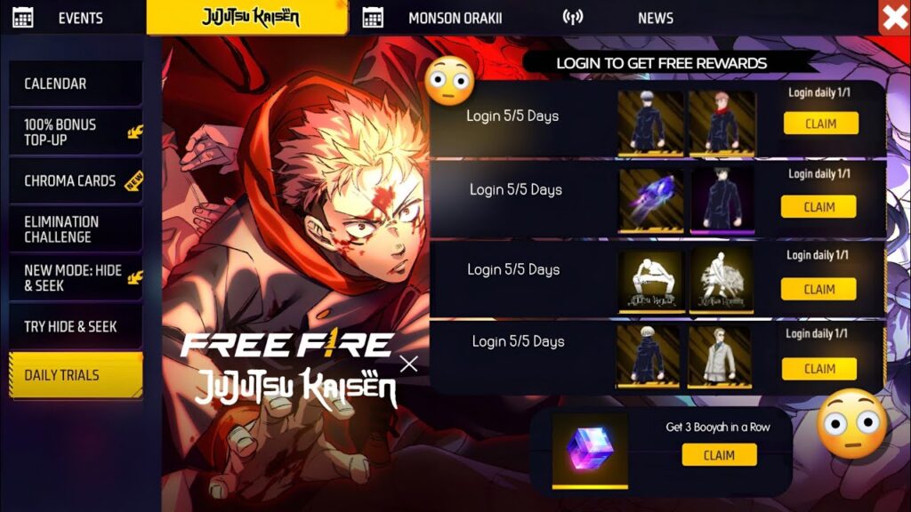 Bukan Cuma Skin, Cek Hasil Kolaborasi Free Fire x Jujutsu Kaisen di Sini! Bukan Cuma Skin, Cek Hasil Kolaborasi Free Fire x Jujutsu Kaisen di Sini!