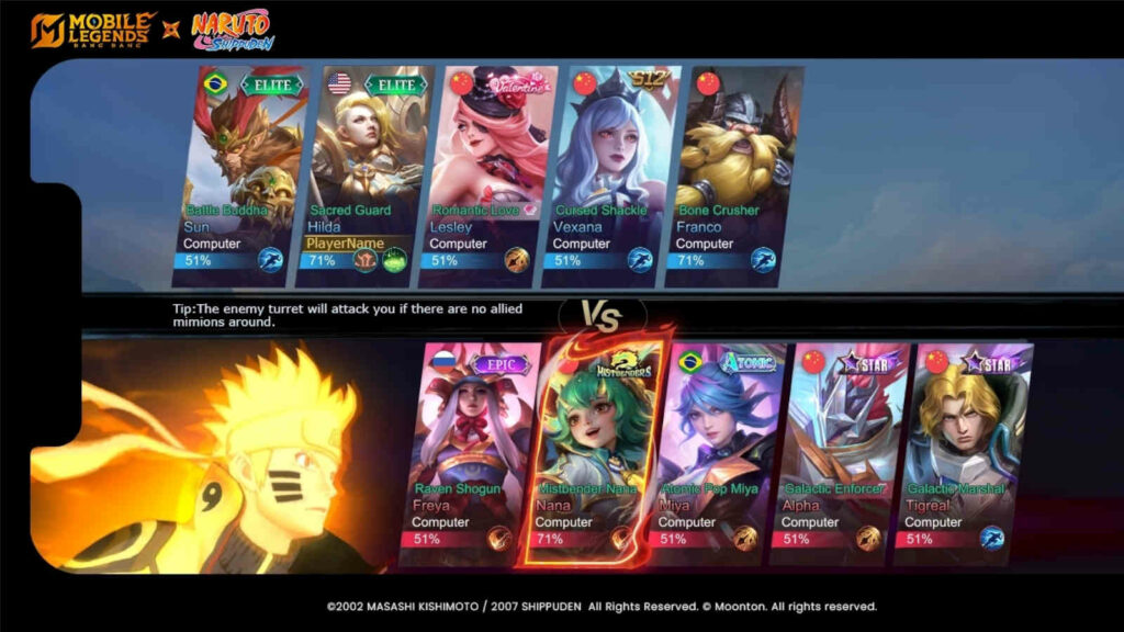 Kolaborasi MLBB x Naruto Kembali, Cek Skin Terbarunya!